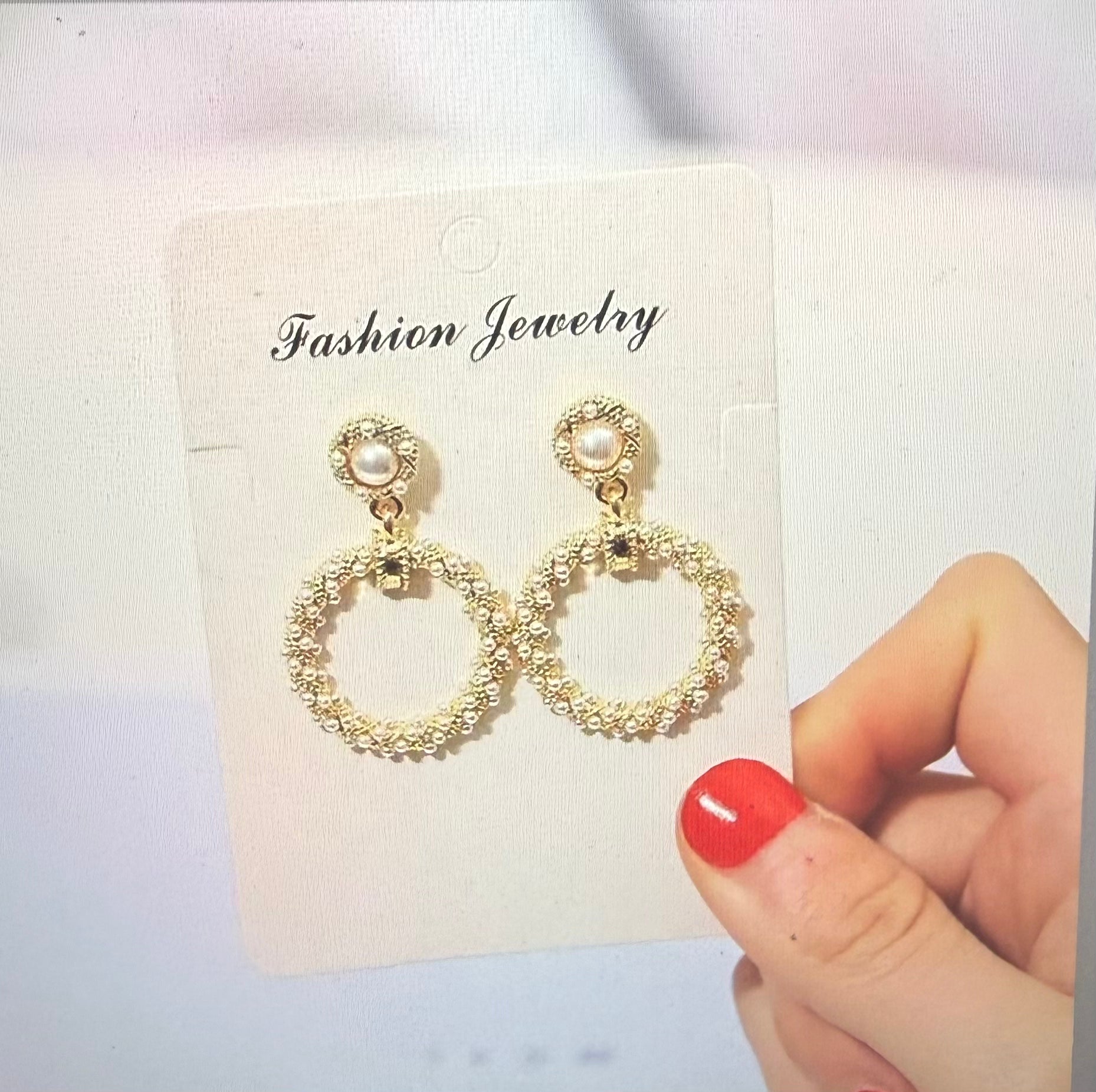 Boucles “Éclat de Perle”